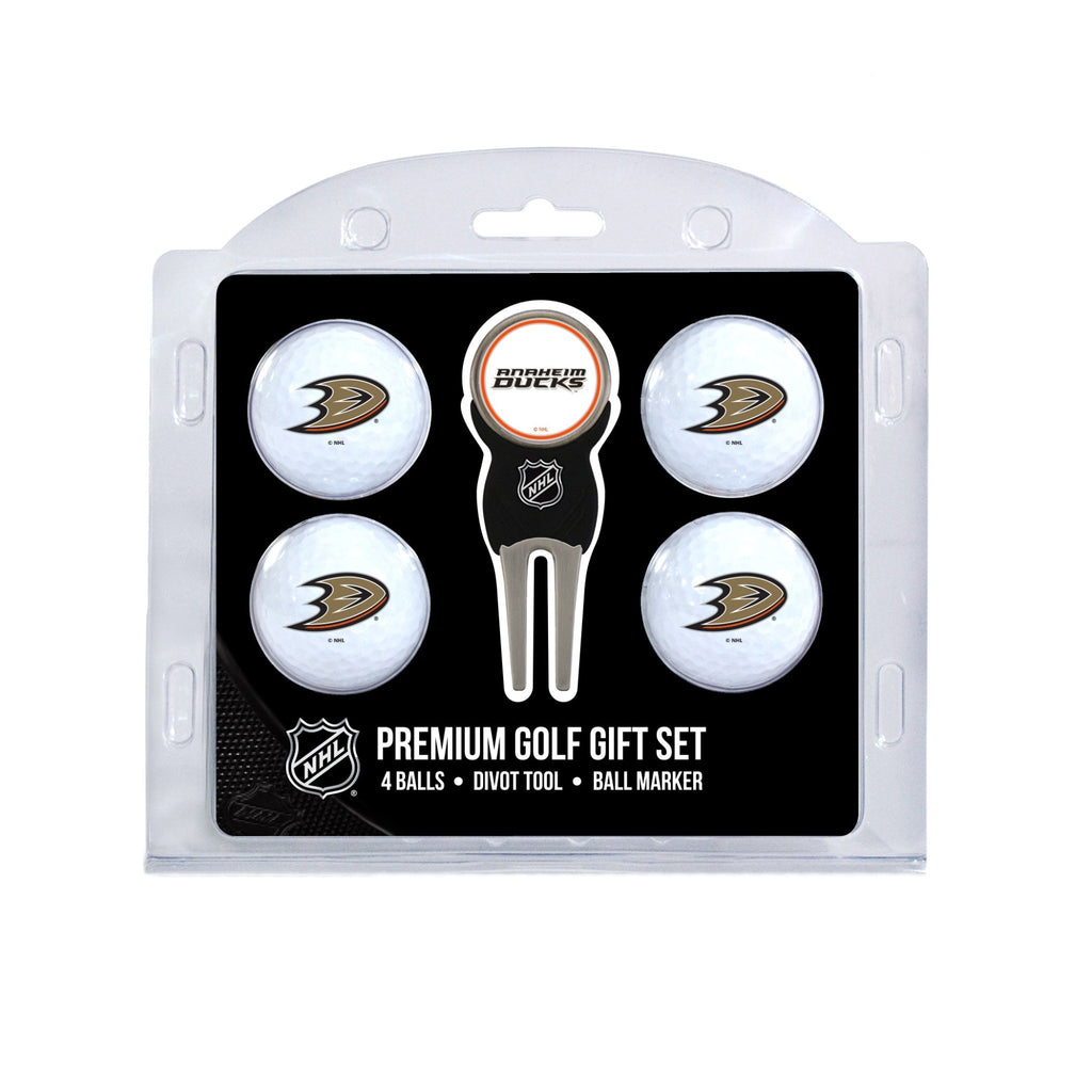 Team Golf Anaheim Ducks Golf Gift Sets - 4 Ball Gift Set - 