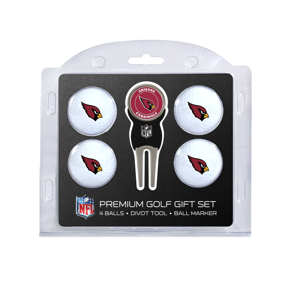 Team Golf Arizona Cardinals Golf Gift Sets - 4 Ball Gift Set -