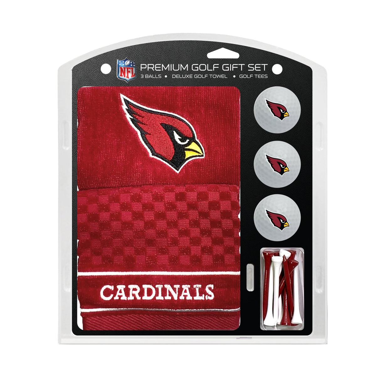 Team Golf Arizona Cardinals Golf Gift Sets - Embroidered Towel Gift Set -