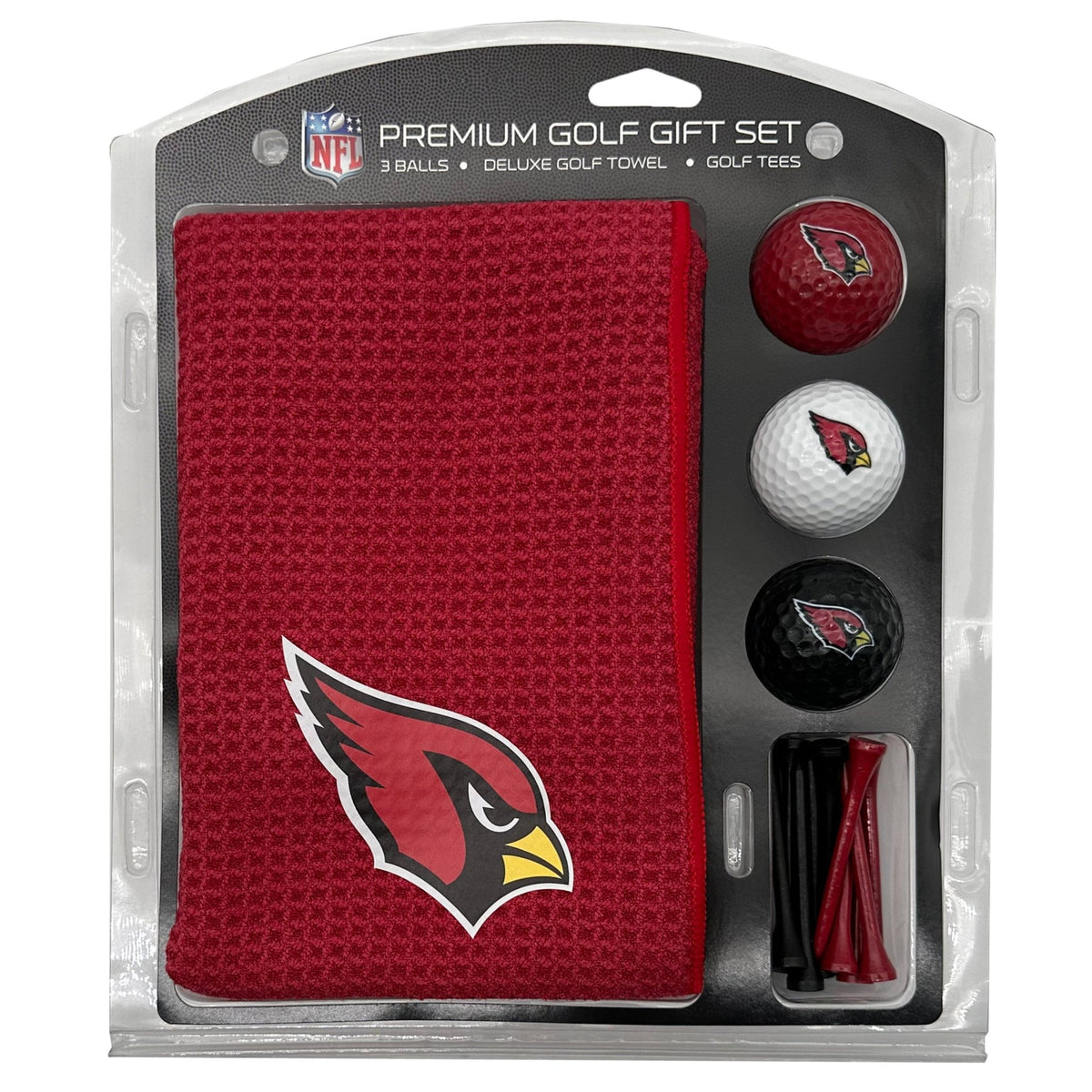 Team Golf Arizona Cardinals Golf Gift Sets - Microfiber Towel Gift Set-Color -