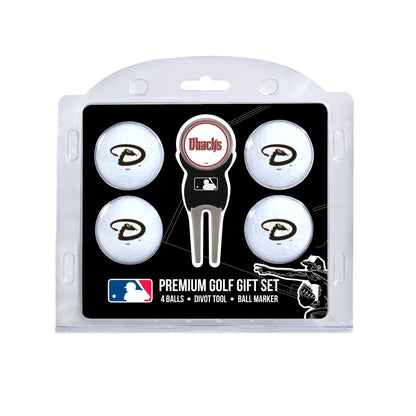 Team Golf Arizona Diamondbacks Golf Gift Sets - 4 Ball Gift Set - 