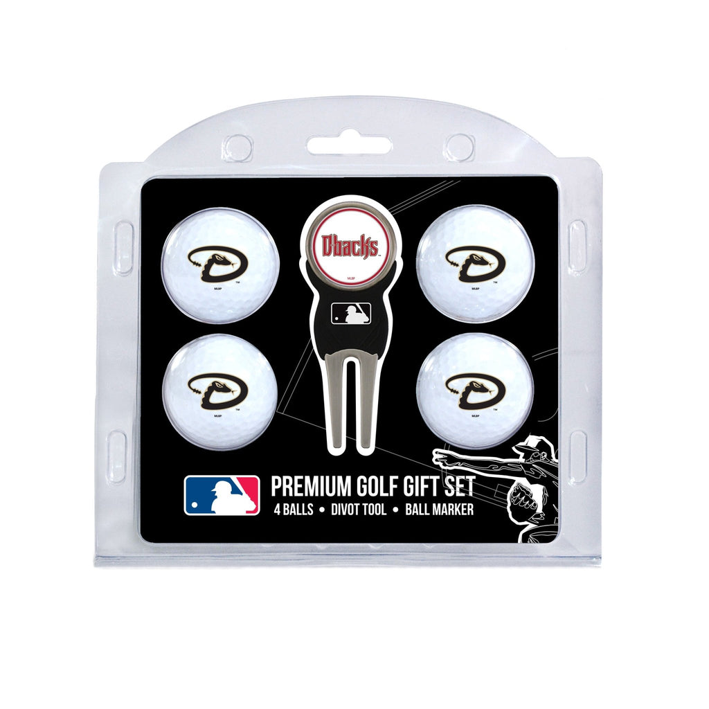 Team Golf Arizona Diamondbacks Golf Gift Sets - 4 Ball Gift Set - 