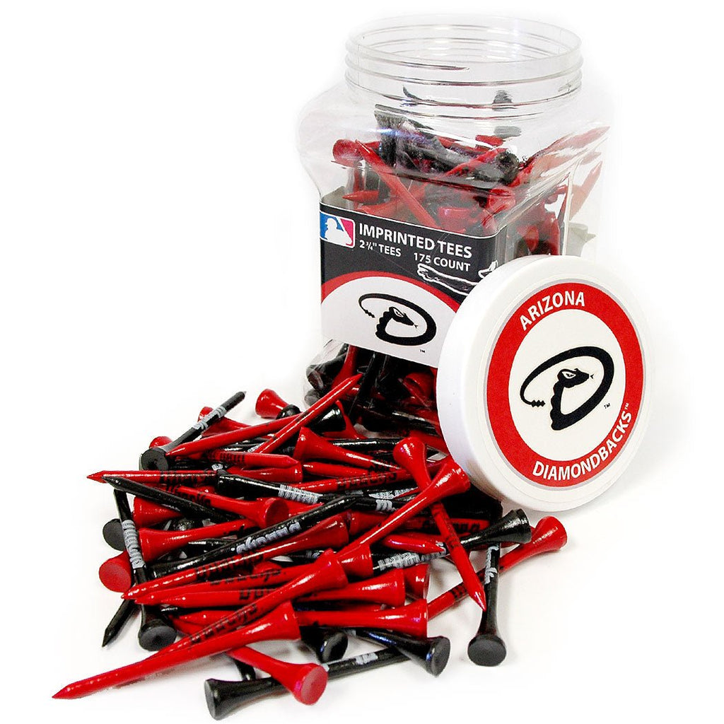 Team Golf Arizona Diamondbacks Golf Tees - 175 Tee Jar - 