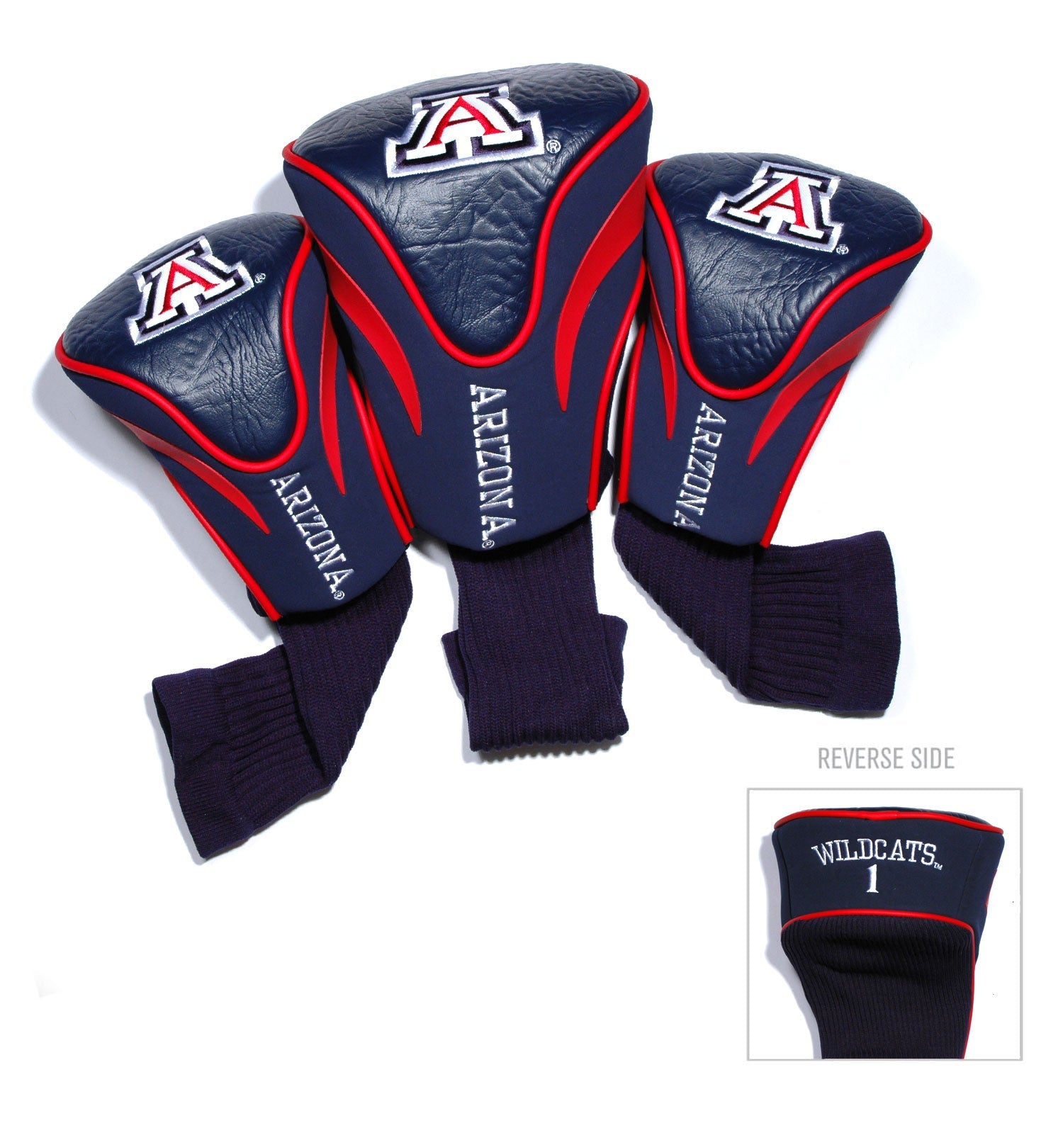Team Golf Arizona DR/FW Headcovers - 3 Pack Contour - Embroidered