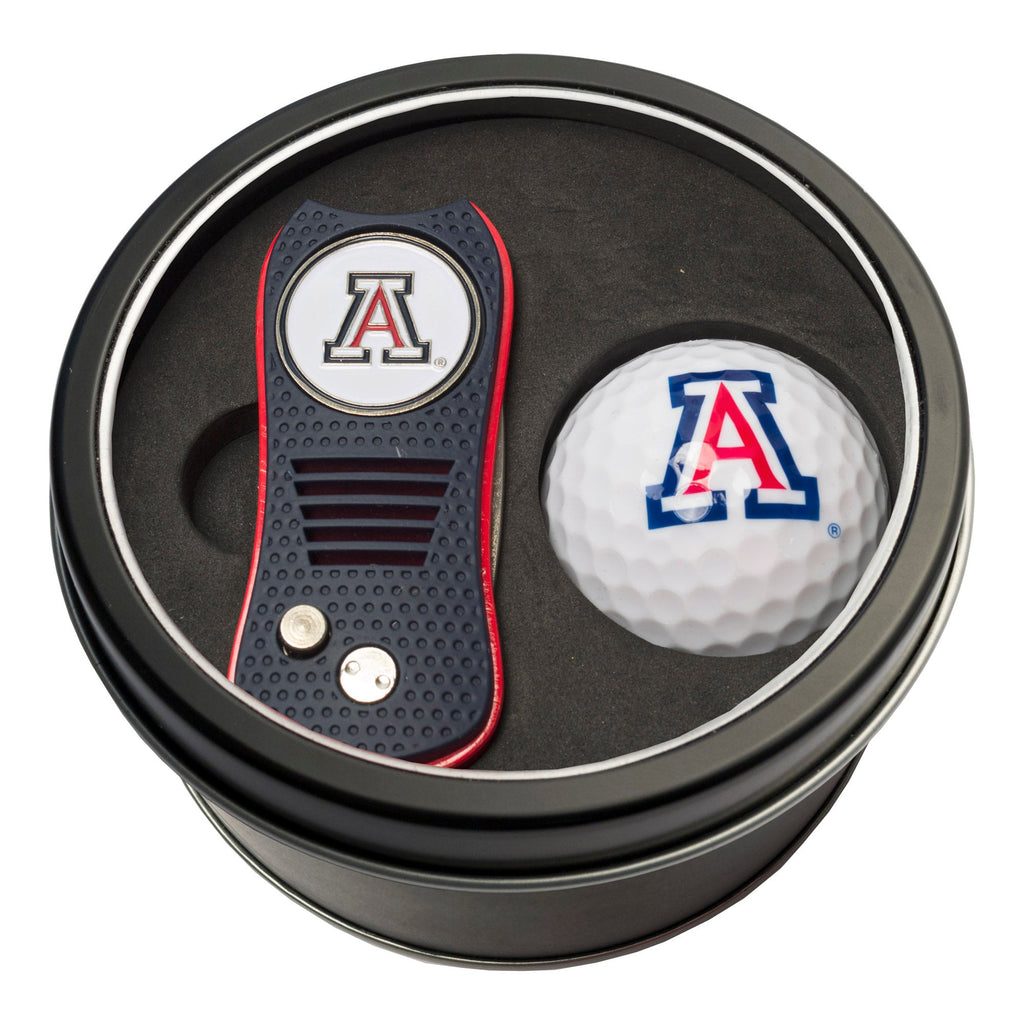 Team Golf Arizona Golf Gift Sets - Tin - Divot Tool & Golf Ball - 