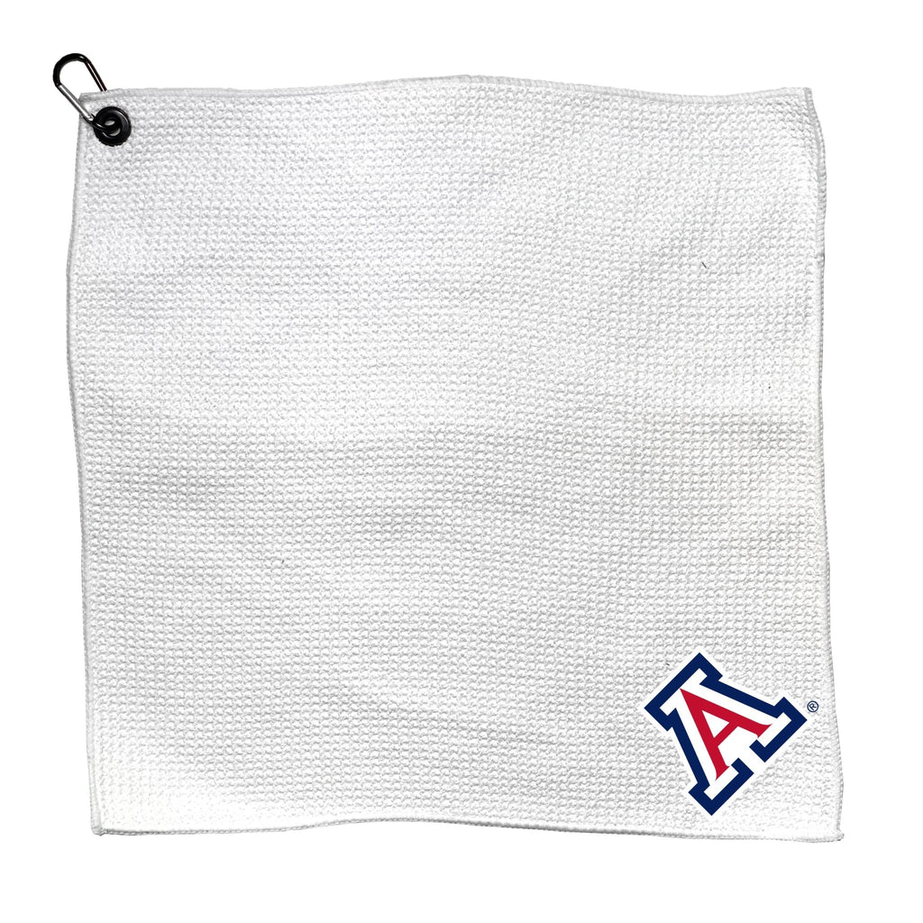 Team Golf Arizona Golf Towels - Microfiber 15X15 White - 