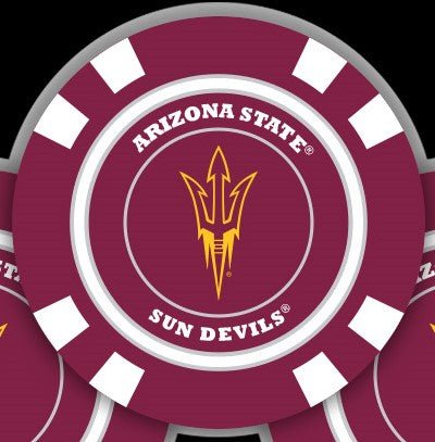 Team Golf Arizona St Ball Markers - Golf Chip Marker - 