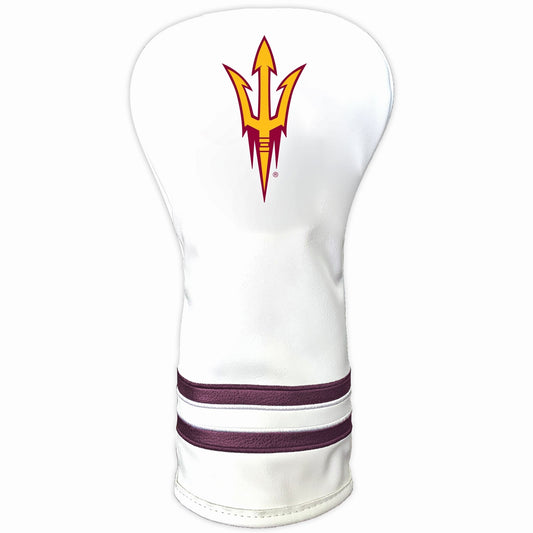 Team Golf Arizona St DR/FW Headcovers - Vintage Driver HC - Printed White
