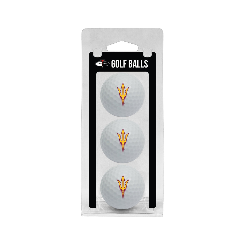 Team Golf Arizona St Golf Balls - 3 Pack - White