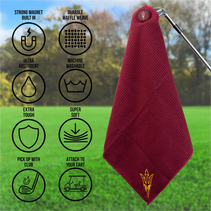 Team Golf Arizona State Magnetic Golf Towel - Team Golf USA