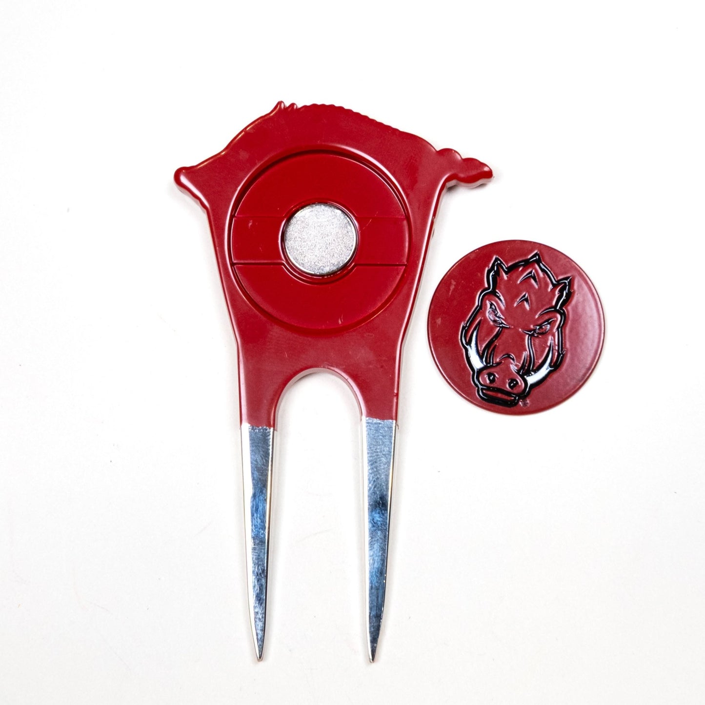 Team Golf Arkansas Divot Tools - Custom Shaped - 