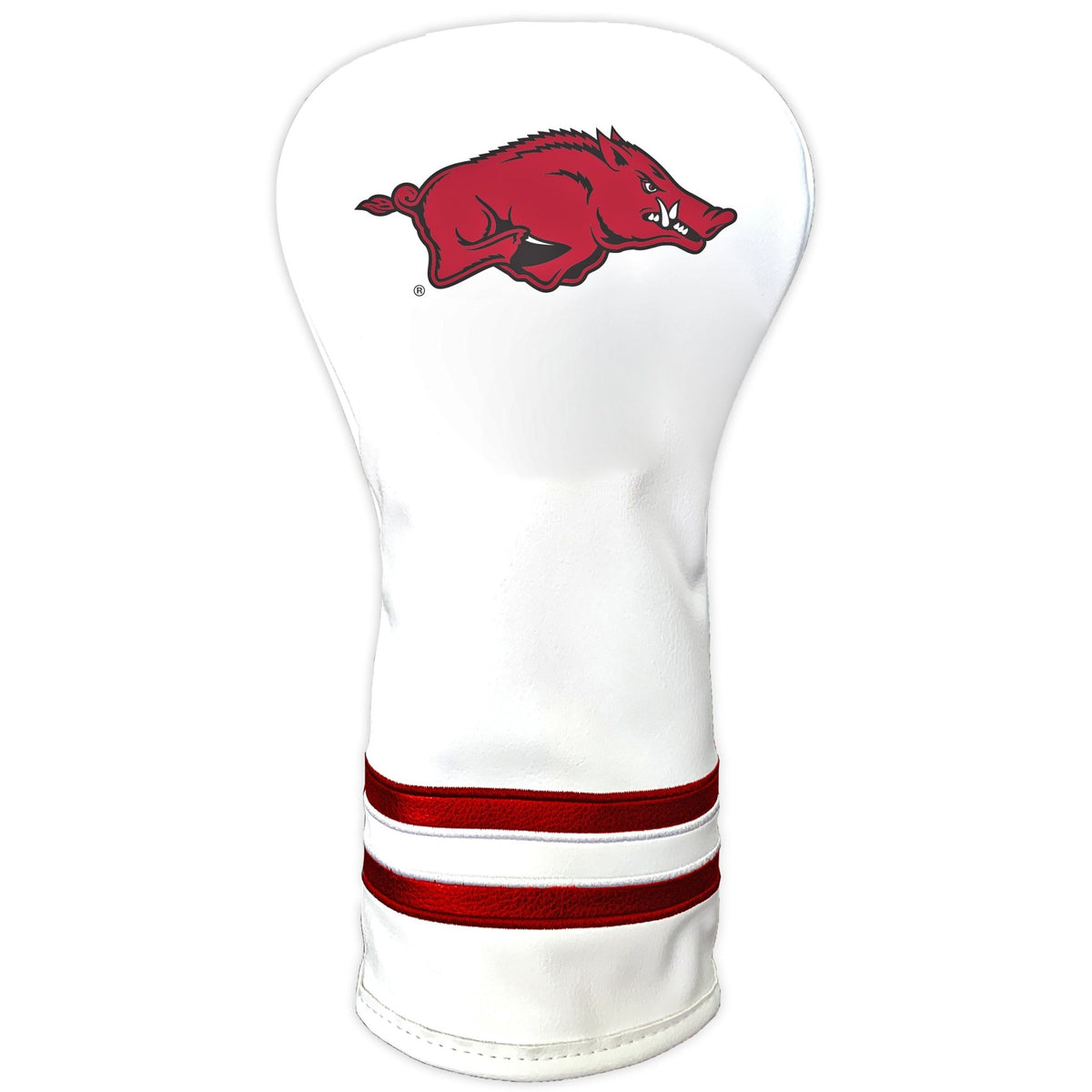 Team Golf Arkansas DR/FW Headcovers - Vintage Driver HC - Printed White