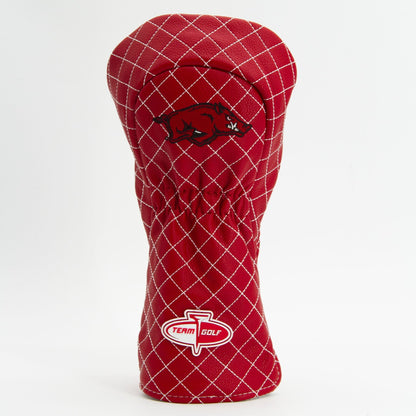 Team Golf Arkansas DR/FW Quilted Headcovers - Team Golf USA