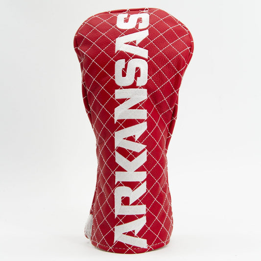 Team Golf Arkansas DR/FW Quilted Headcovers - Team Golf USA