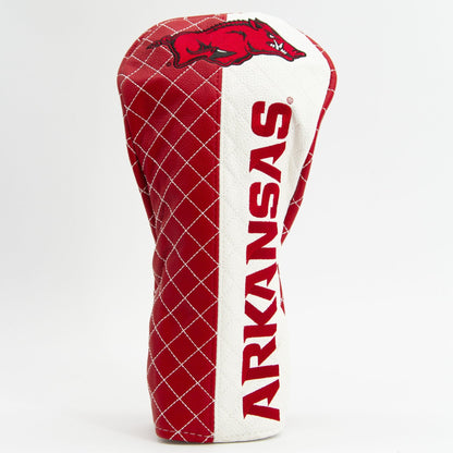 Team Golf Arkansas DR/FW Quilted Headcovers - Team Golf USA