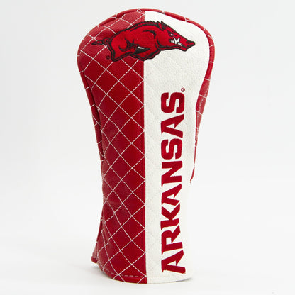 Team Golf Arkansas DR/FW Quilted Headcovers - Team Golf USA