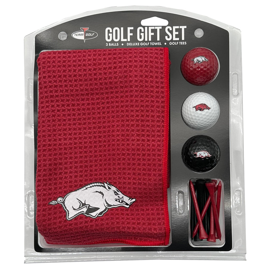 Team Golf Arkansas Golf Gift Sets - Microfiber Towel Gift Set - Color - 