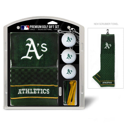 Team Golf A's Golf Gift Sets - Embroidered Towel Gift Set - 