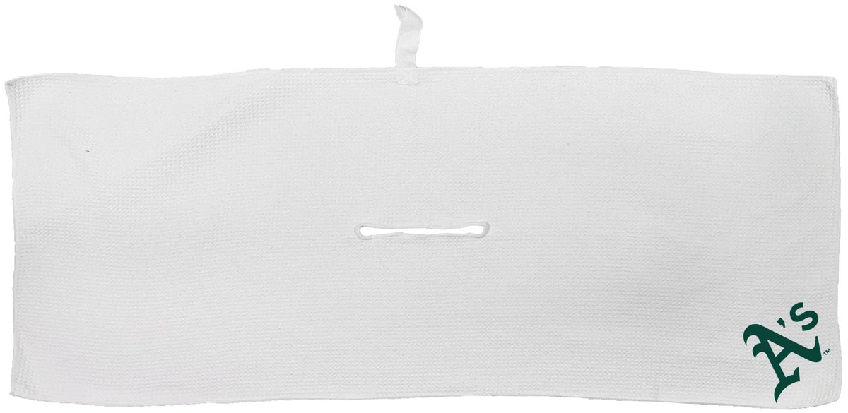 Team Golf A's Golf Towels - Microfiber 16X40 White - 