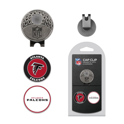 Team Golf ATL Falcons Ball Markers - Hat Clip - 2 markers - 