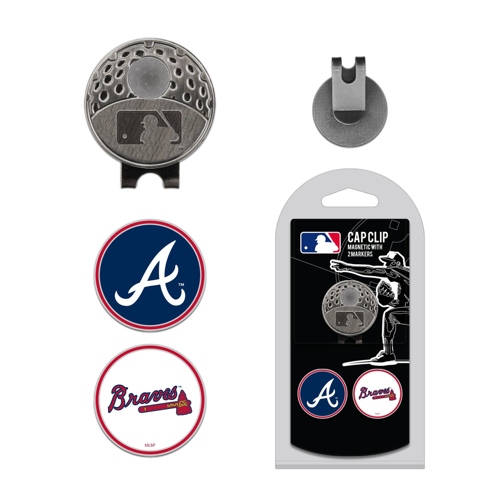 Team Golf Atlanta Braves Ball Markers - Hat Clip & Ball Marker - 