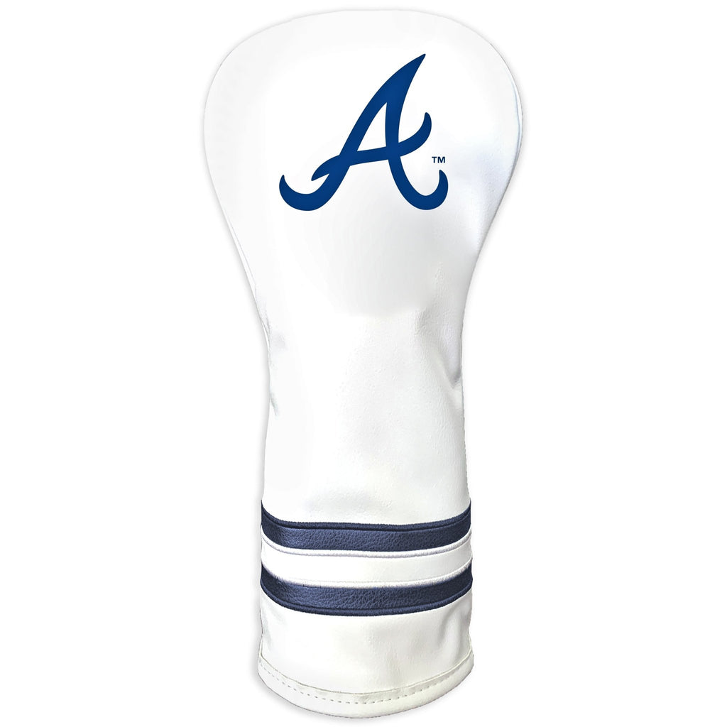 Team Golf Atlanta Braves DR/FW Headcovers - Fairway HC - Printed White