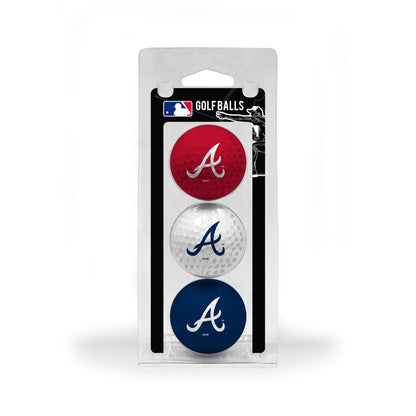 Team Golf Atlanta Braves Golf Balls - 3 Pack - Team