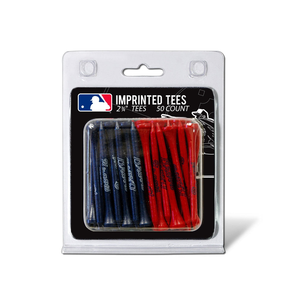 Team Golf Atlanta Braves Golf Tees - 50 Tee Pack - 