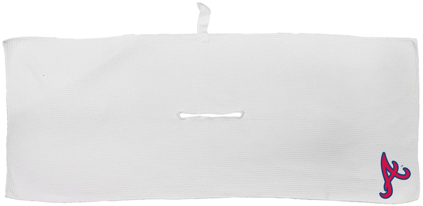 Team Golf Atlanta Braves Golf Towels - Microfiber 15X15 White - 