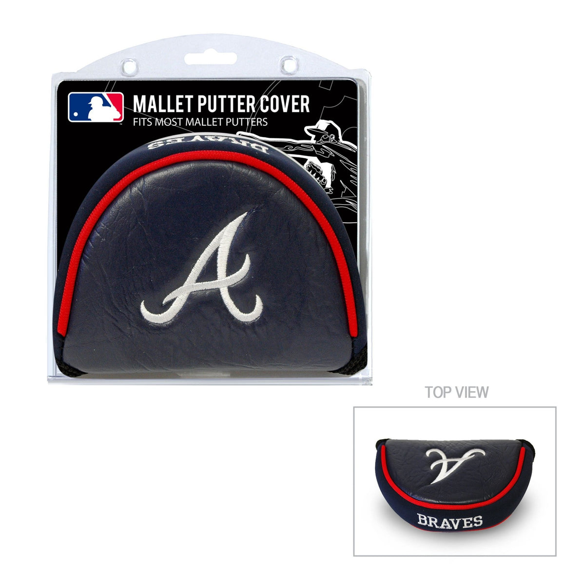 Team Golf Atlanta Braves Putter Covers - Mallet - 