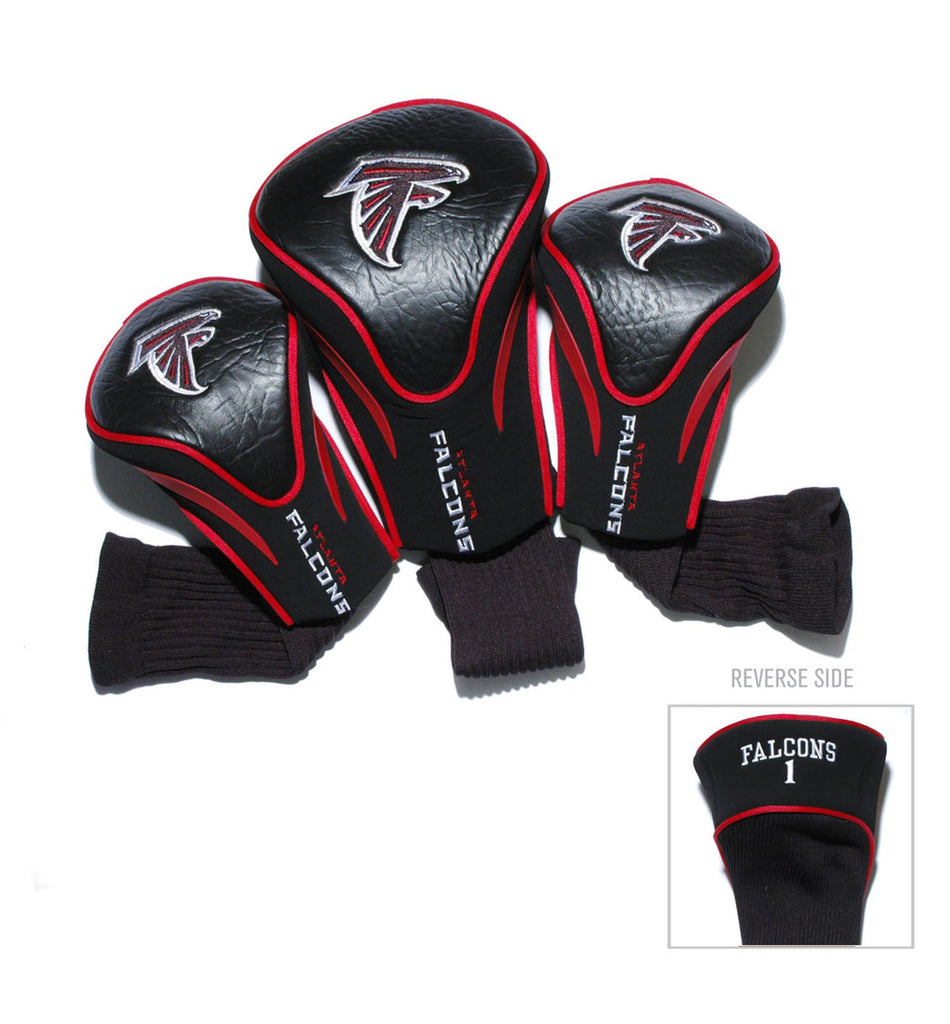 Team Golf Atlanta Falcons DR/FW Headcovers - 3 Pack Contour - Embroidered