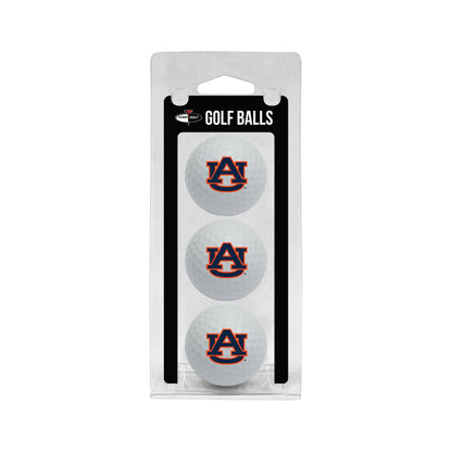 Team Golf Auburn Golf Balls - 3 Pack - White