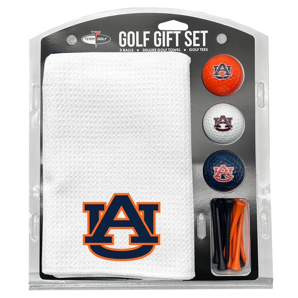 Team Golf Auburn Golf Gift Sets - Microfiber Towel Gift Set - White - 