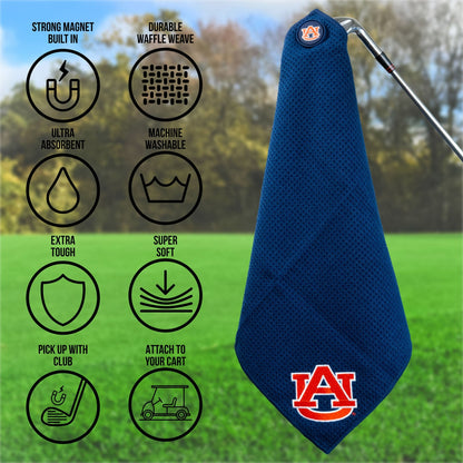Team Golf Auburn Magnetic Golf Towel - Team Golf USA