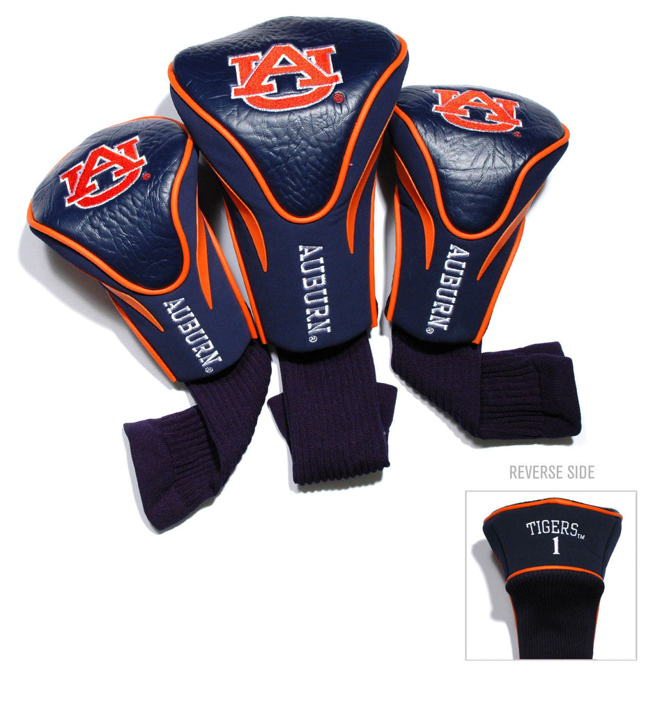 Team Golf Auburn St DR/FW Headcovers - 3 Pack Contour - Embroidered