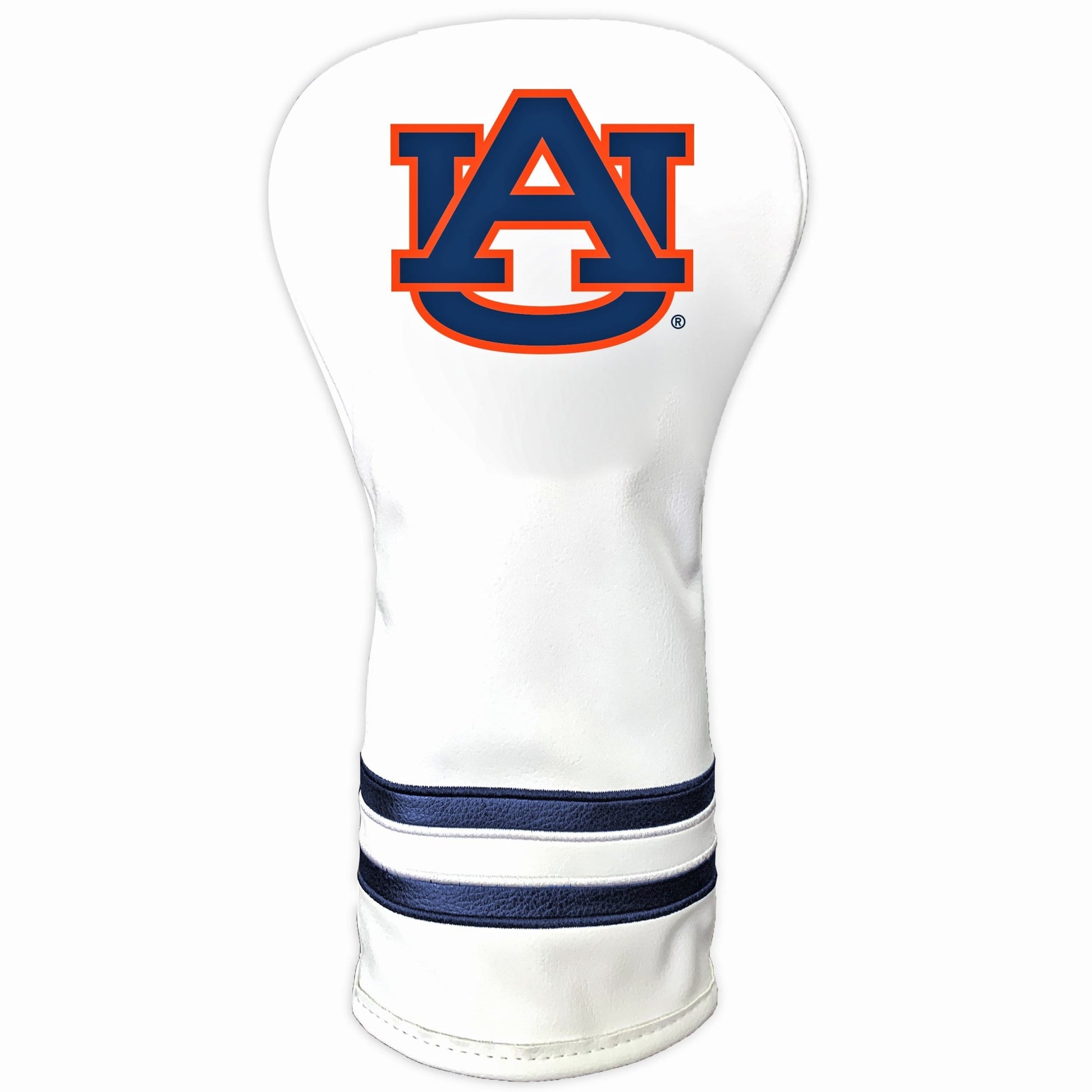 Team Golf Auburn St DR/FW Headcovers - Vintage Driver HC - Printed White