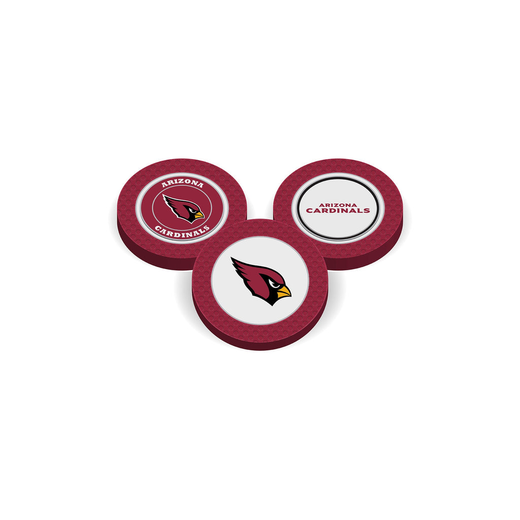 Team Golf AZ Cardinals Ball Markers - Golf Chip Marker - 