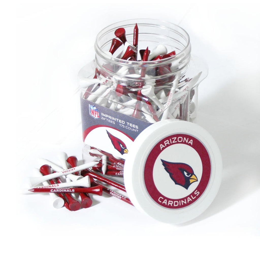 Team Golf AZ Cardinals Golf Tees - 175 Tee Jar - 