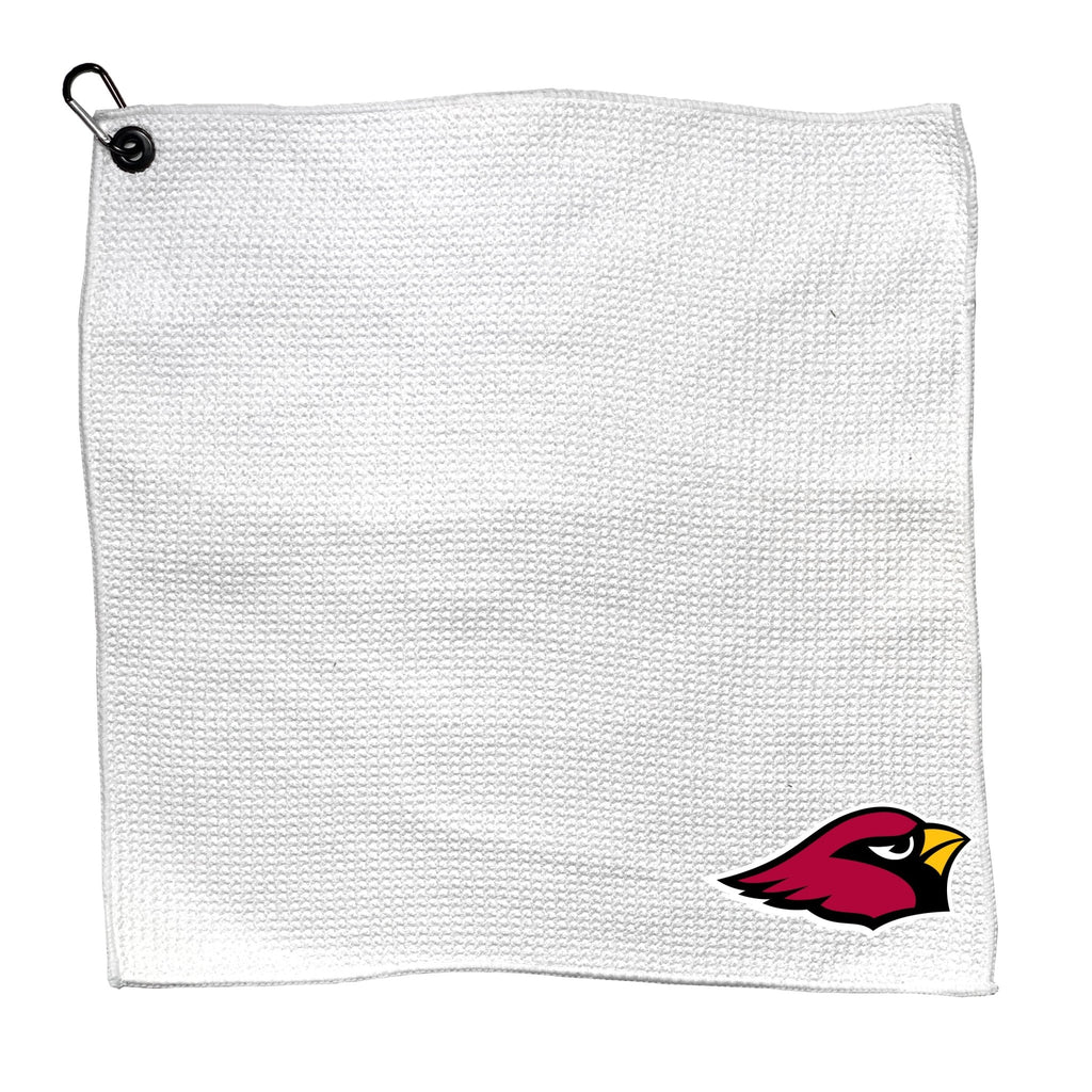 Team Golf AZ Cardinals Golf Towels - Microfiber 15X15 White -