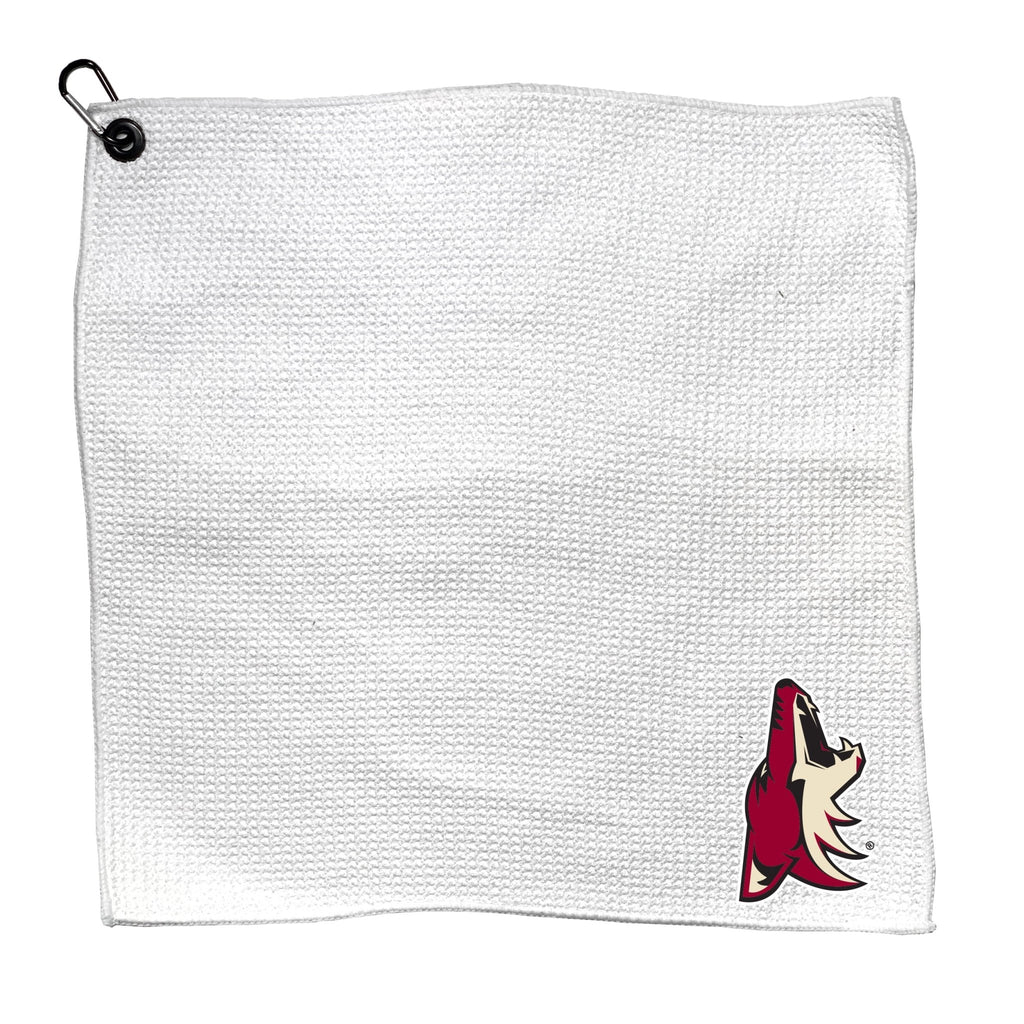 Team Golf AZ Coyotes Towels - Microfiber 15X15 White - 
