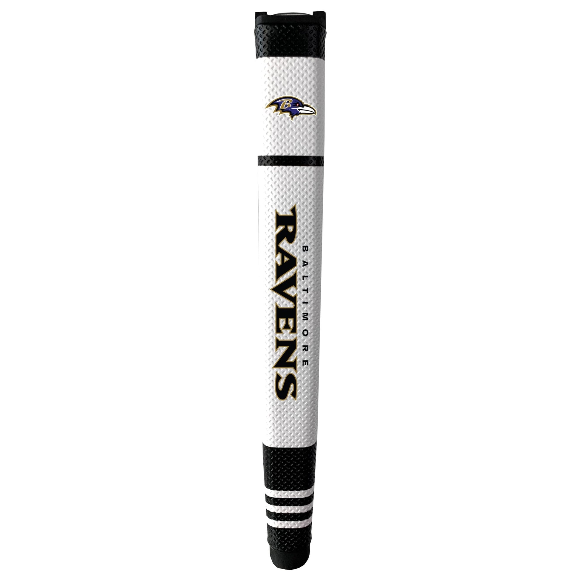 Team Golf BAL Ravens Putter Grips - White - 