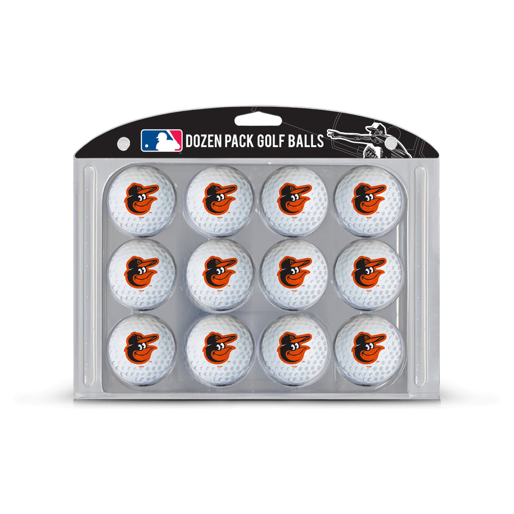 Team Golf Baltimore Orioles Golf Balls - 12 Pack - White