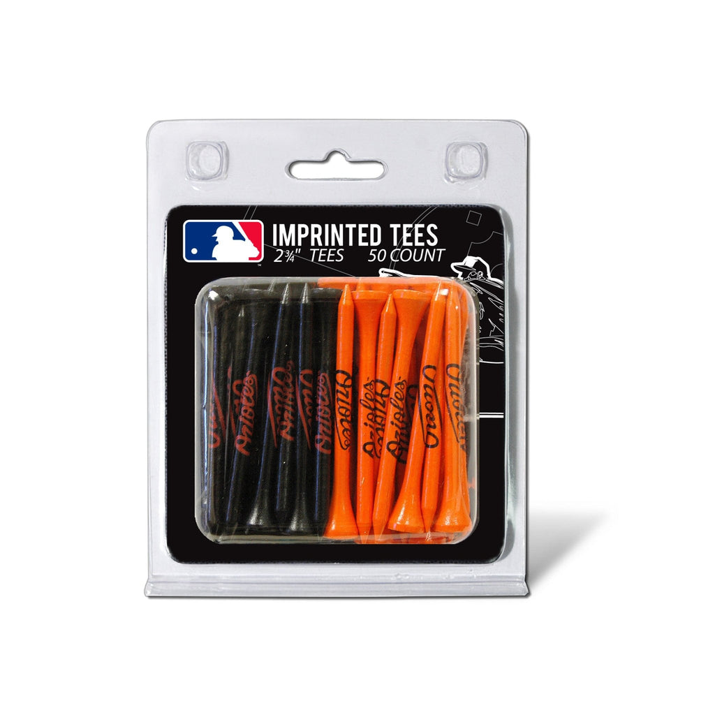 Team Golf Baltimore Orioles Golf Tees - 50 Tee Pack - 