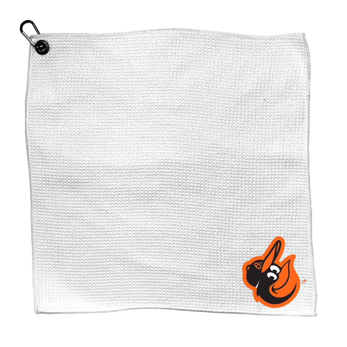 Team Golf Baltimore Orioles Golf Towels - Microfiber 15X15 White - 
