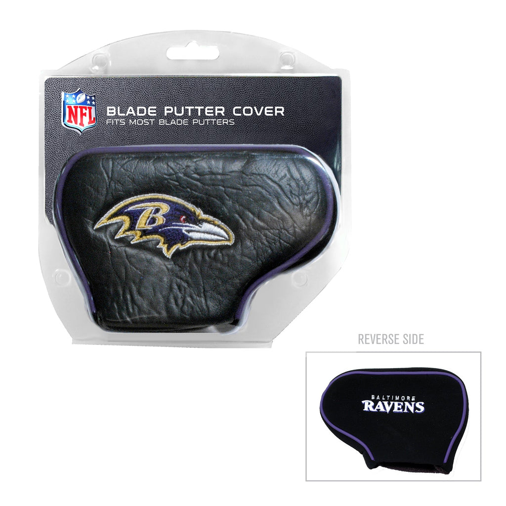 Team Golf Baltimore Ravens Blade Putter Cover - -