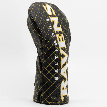 Team Golf Baltimore Ravens DR/FW Quilted Headcovers - Team Golf USA