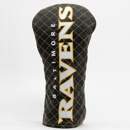 Team Golf Baltimore Ravens DR/FW Quilted Headcovers - Team Golf USA