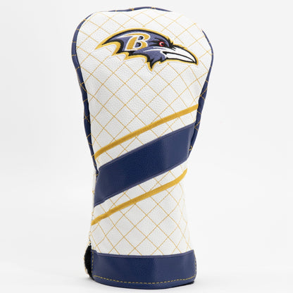 Team Golf Baltimore Ravens DR/FW Quilted Headcovers - Team Golf USA