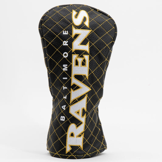 Team Golf Baltimore Ravens DR/FW Quilted Headcovers - Team Golf USA