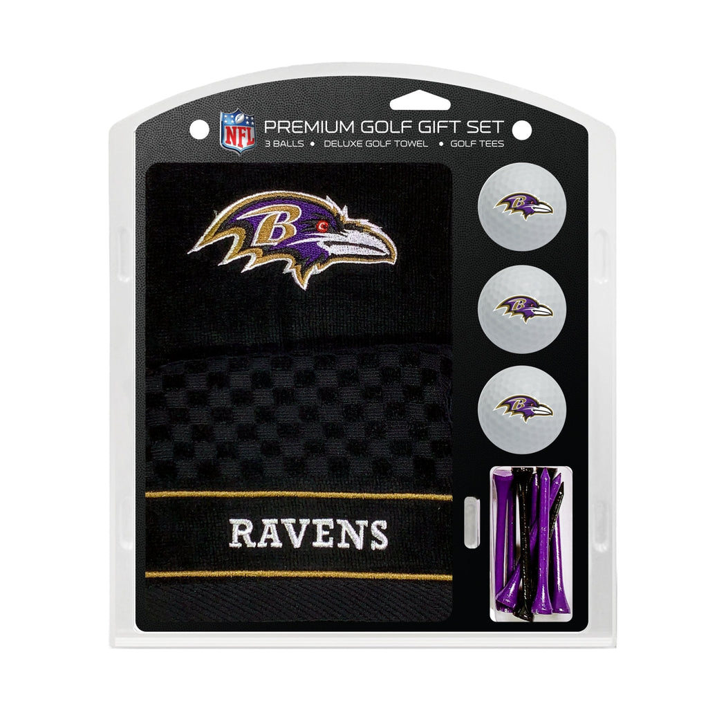 Team Golf Baltimore Ravens Golf Gift Sets - Embroidered Towel Gift Set -